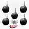 Service Caster 3'' Office Chair Casters Nylon Twin Wheel 5/16'' Grip Neck Stem, 5PK SCC-UHGN02S75-NYS-5 - alternate 2
